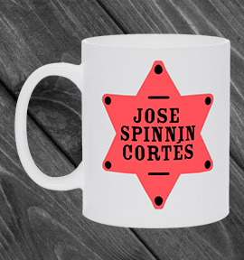 Jose Spinnin Cortes - Camiseta Oficial Serving Beats